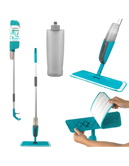 Mop ze spryskiwaczem i wkładem z mikrofibry Beldray AntiBac 5053191074270 8