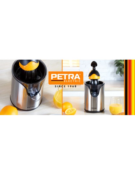 Elektryczna wyciskarka do soków z cytrusów 100W Petra - Małe AGD Elektryczna wyciskarka do soków z cytrusów 100W Petra 5054061474008 22