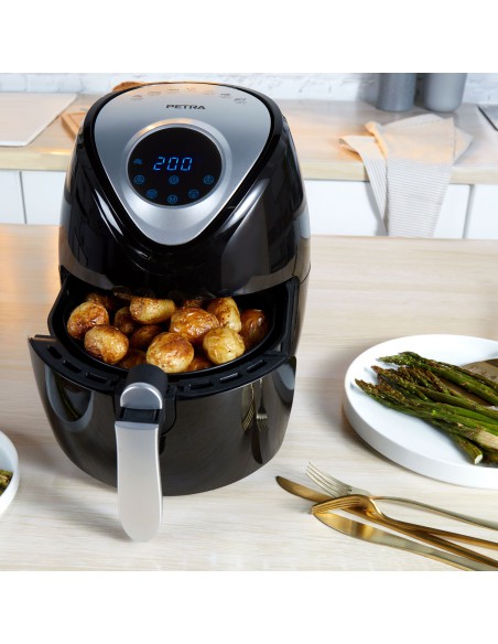 Beztłuszczowa frytkownica Petra HOT AIR FRYER 1300 W 5054061474077 8