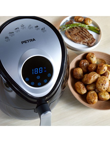 Beztłuszczowa frytkownica Petra HOT AIR FRYER 1300 W 5054061474077 10