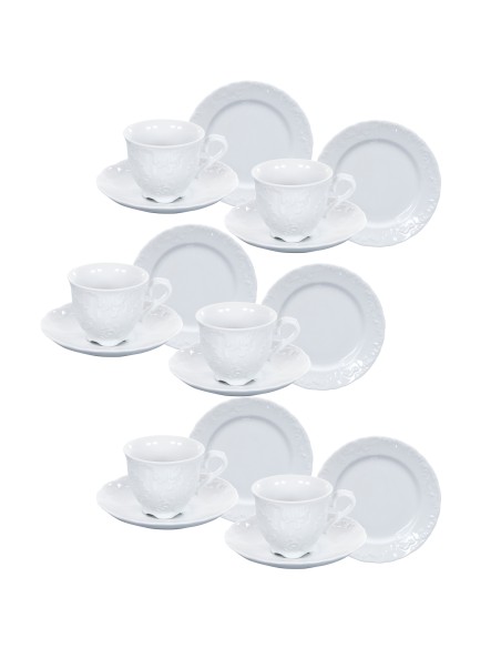 Serwis kawowo-deserowy Maria dla 6 osób 18 elementów Ćmielów Rococo 5902767072229 9