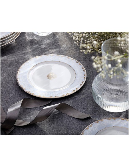 Dekoracyjny serwis kawowy dla 6 osób, Ćmielów Astra Królewski Błękit - 18 elementów 5902767067003 14