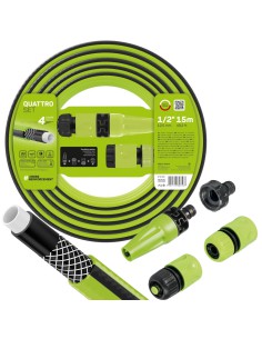 Wąż ogrodowy 1/2" 15m + zraszacz + końcówki Cellfast Quattro 5907512603567 2