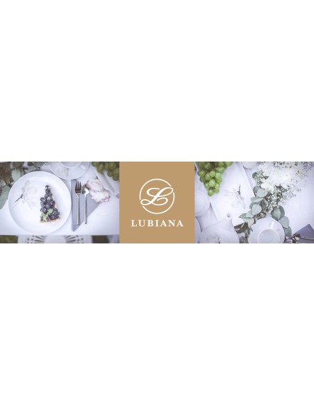 Biały komplet talerzy Lubiana 6/18 - Talerze i spodki Biały komplet talerzy Lubiana 6/18 5900245237634 8