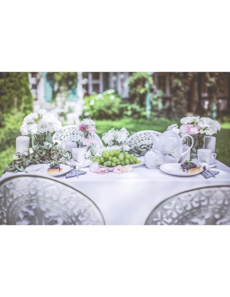 Biały komplet talerzy Lubiana 6/18 - Talerze i spodki Biały komplet talerzy Lubiana 6/18 5900245237634 9