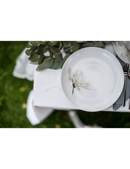 Biały komplet talerzy Lubiana 6/18 - Talerze i spodki Biały komplet talerzy Lubiana 6/18 5900245237634 11