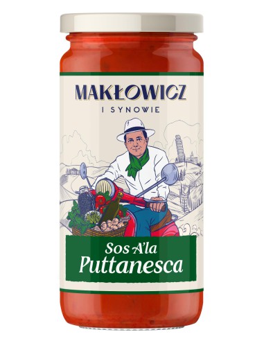 Sos A'la Puttanesca Makłowicz i Synowie 400 g - Sosy