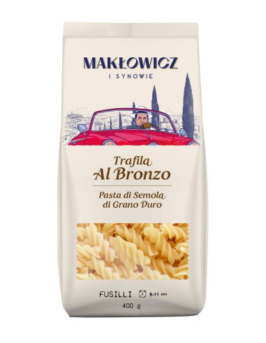 Makaron Fusilli Makłowicz i Synowie 400 g 5905644030206