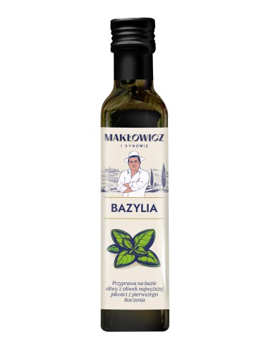 Bazyliowa oliwa smakowa Makłowicz i Synowie 250 ml - Oliwa smakowa