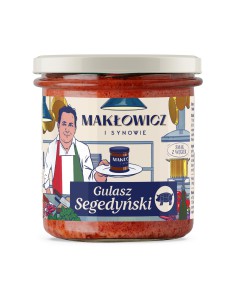 Danie gotowe gulasz segedyński Makłowicz i Synowie 330 g 5905644030282