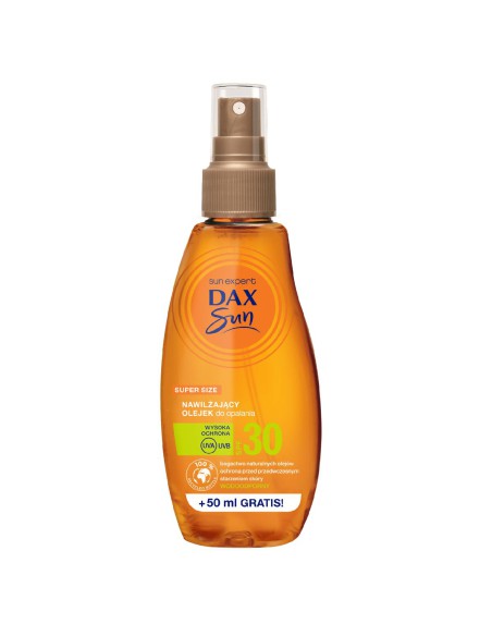 Nawilżający olejek do opalania SPF 30 Dax Sun 200 ml 5900525077707 3