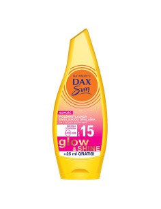 Emulsja rozświetlająca do opalania Glow&Shine SPF 15 ze złotymi drobinami Dax Sun 175 ml 5900525071958