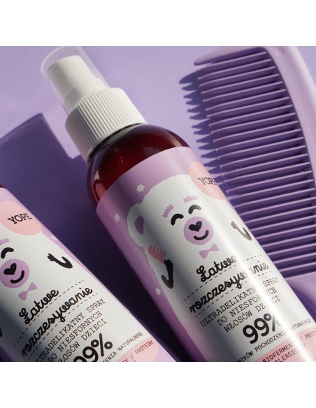 Delikatny spray do niesfornych włosów dla dzieci YOPE 150 ml - Odżywki do włosów Delikatny spray do niesfornych włosów dla dzieci YOPE 150 ml 5900168907638 3