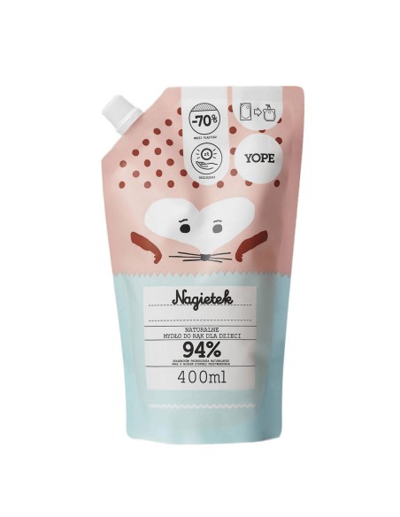 Nagietkowe mydło do rąk dla dzieci YOPE zapas 400 ml 5900168904644