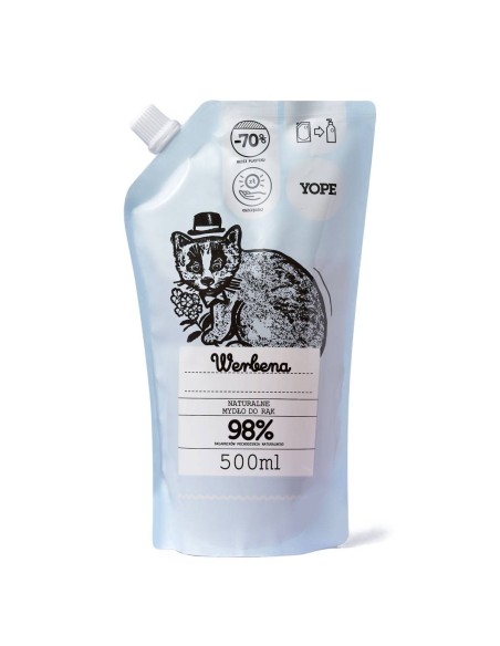 Mydło do rąk w płynie z ekstraktem z werbeny YOPE zapas 500 ml 5905279370029