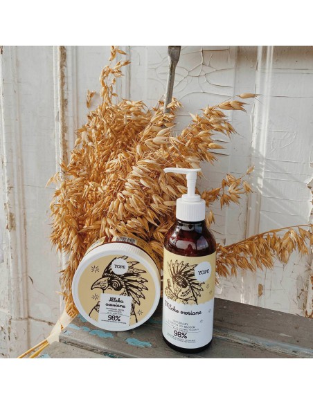 Ochronna odżywka do włosów normalnych z mlekiem owsianym YOPE 170 ml 5900168900011 3