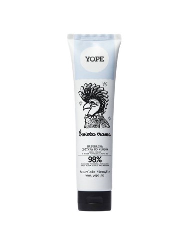 Regulująca odżywka do włosów przetłuszczających się o zapachu świeżej trawy YOPE 170 ml - Odżywki do włosów