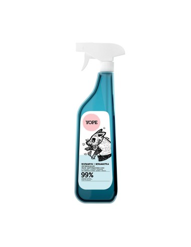 Uniwersalny płyn antybakteryjny o zapachu rozmarynu i bergamotki YOPE 750 ml - Środki czystości do kuchni i łazienki