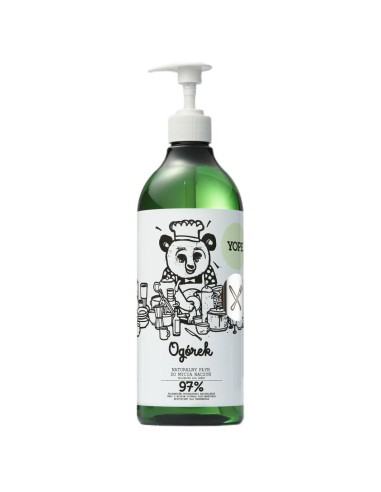 Delikatny dla skóry płyn do mycia naczyń o zapachu ogórkowym YOPE 750 ml - Płyny do zmywania