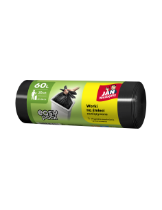 Worki na śmieci 26 sztuk 60l zawiązywane Jan Niezbędny Easy-Pack 5900536235608