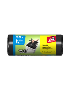 Wiązane worki do śmieci zawiązywane 35l 30szt Jan Niezbędny Easy-Pack 5900536235585