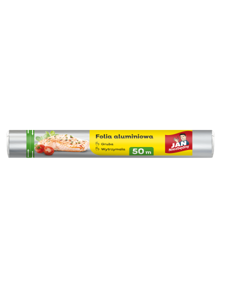 Folia aluminiowa do żywności gruba 50m Jan Niezbędny 5900536232591 2