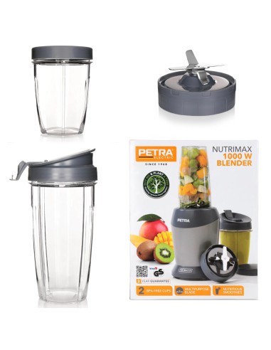 Zestaw blender kielichowy Petra + plastikowe szklanki Cambridge 250ml GRATIS  9