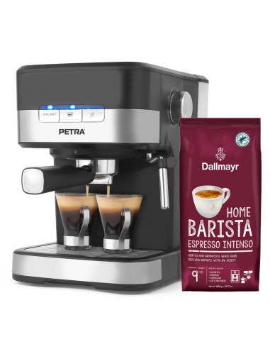 Ekspress Petra Espresso Pro + GRATIS kawa ziarnista Dallmayr 1000g - Ekspresy przelewowe