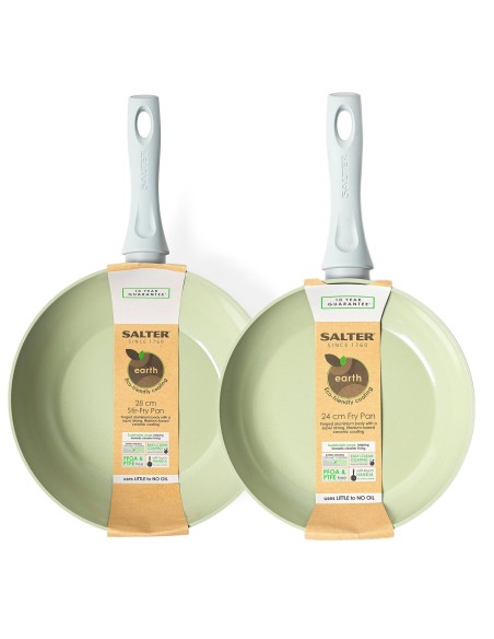 Zestaw patelnia wok Salter 28cm + patelnia FryPan Salter 24cm GRATIS - Patelnie i woki Zestaw patelnia wok Salter 28cm + patelnia FryPan Salter 24cm GRATIS