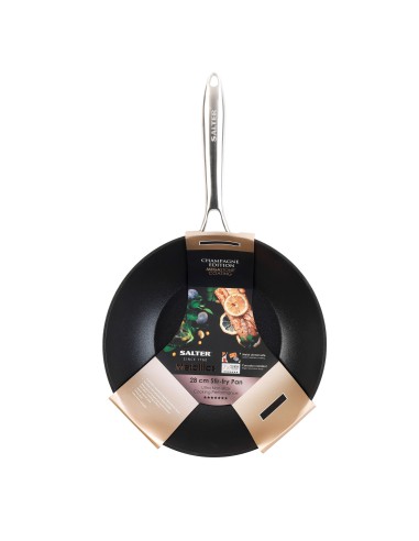 Zestaw patelni Salter Wok 28cm + GRATIS  FryPan 24cm  3