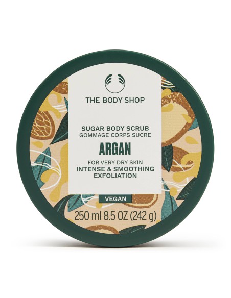 Wegański arganowy peeling cukrowy THE BODY SHOP 250ml 5028197969929