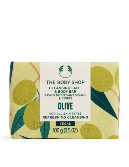 Zestaw duży kosmetyków wegańskich z myjką The Body Shop Oliwka  4