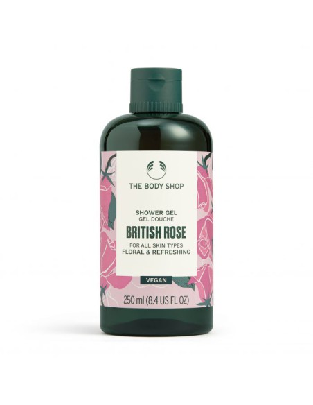 Duży box kosmetyków wegańskich z myjką The Body Shop British Rose  3