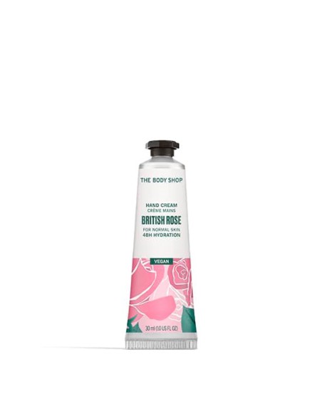 Duży box kosmetyków wegańskich z myjką The Body Shop British Rose  5