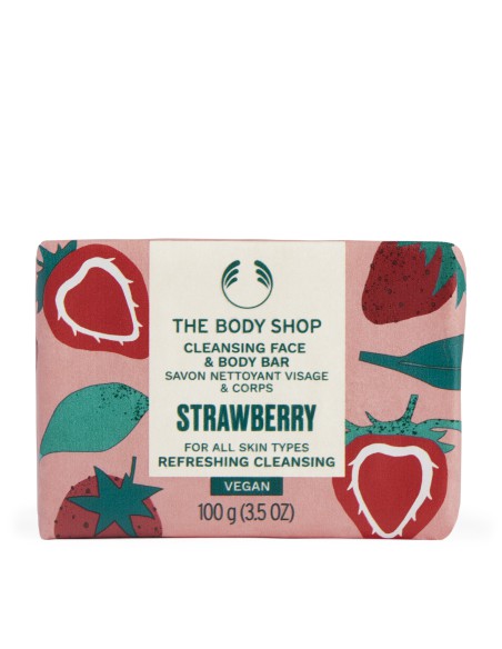 Duży box kosmetyków o zapachu truskawkowym The Body Shop z myjką - Zestawy kosmetyków Duży box kosmetyków o zapachu truskawkowym The Body Shop z myjką  4