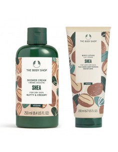 Zestaw kosmetyków The Body Shop Shea żel pod prysznic + balsam do ciała