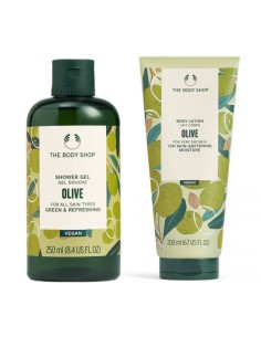 Zestaw The Body Shop Żel pod prysznic 250ml + balsam do ciała 200ml Oliwka