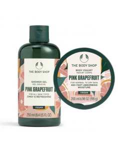 Zestaw grejpfrutowych kosmetyków The Body Shop żel pod prysznic + jogurt do ciała
