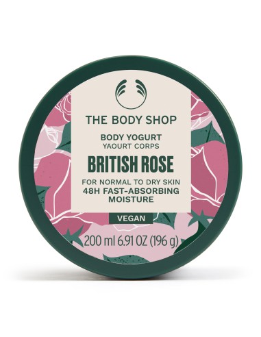 Różany zestaw The Body Shop żel pod prysznic 250ml + jogurt do ciała 200ml  3