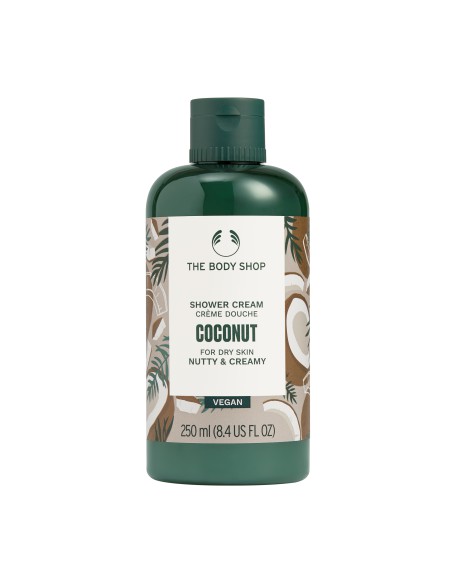 Box kokosowych kosmetyków The Body Shop żel pod prysznic + balsam do ciała  3