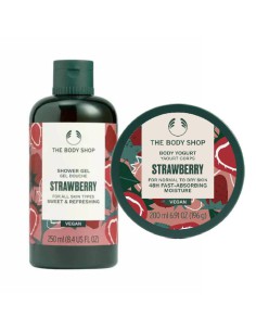 Truskawkowy żel pod prysznic + jogurt do ciała The Body Shop