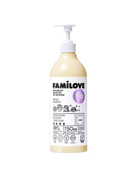 Naturalny szampon do włosów dla całej rodziny YOPE FAMILOVE 750 ml 5903760203566
