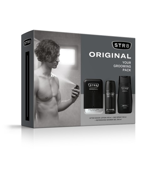 Zestaw prezentowy męski STR8 Original Woda po goleniu + Dezodorant + Żel pod prysznic 5900536354972