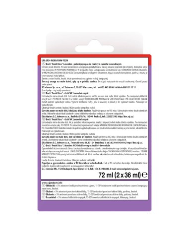 Zapas krążków do toalety o zapachu lawendowym Duck Fresh Discs 2x36ml  4