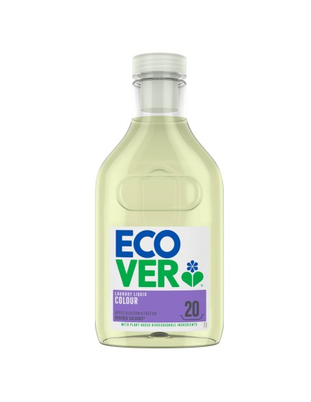 Płyn do prania kolorowych tkanin o zapachu kwiatu jabłoni i frezji ECOVER 1L 5000204249002