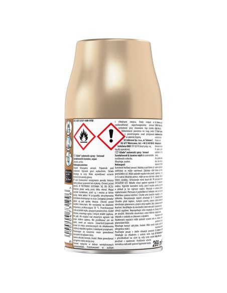 Wkład do odświeżacza jaśmin i drzewo sandałowe GLADE Automatic Spray 269 ml - Odświeżacze automatyczne Wkład do odświeżacza jaśmin i drzewo sandałowe GLADE Automatic Spray 269 ml  2