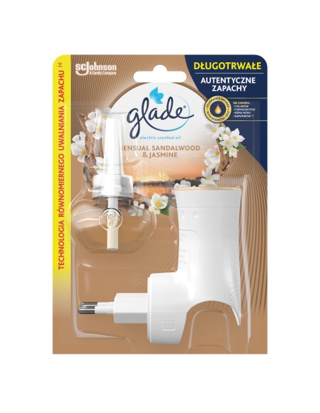 Elektryczny odświeżacz powietrza z wkładem jaśmin i drzewo sandałowe Glade Electric Scented Oil 5000204117493 2
