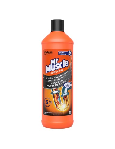 Żel do udrażniania rur Power Gel Mr Muscle 1L - Środki czystości do kuchni i łazienki