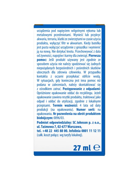 Zapas płynu do urządzenia owadobójczego Raid 4000290907078 2