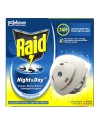 Bezzapachowy odstraszasz na muchy, komary i mrówki elektrofumigator Raid Night&Day + 1 wkład